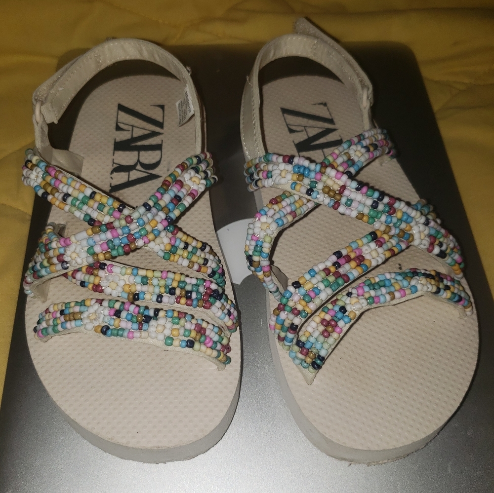 ZARA Girls Beaded Sandle